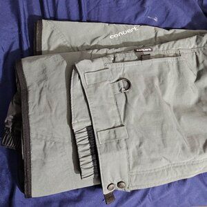 Columbia Convert Snow Pants Mens L Beige Waterproof Insulated Ski Snowboard